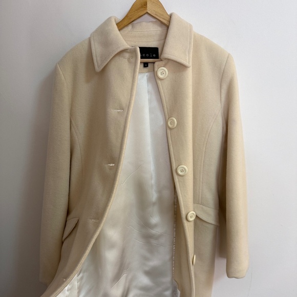 Elegant Wool & Cashmere Blend Coat - Size 4 🇨🇦 Made in Canada 🇨🇦 - Picture 5 of 6